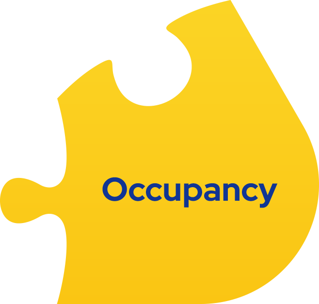 Occupancy puzzle piece